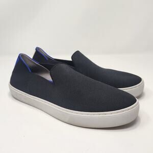 Rothys Original Slip On Sneaker Black Women Size 9.5 Casual Comfort Shoe Flats